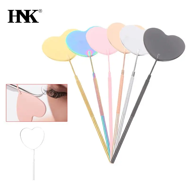 Eyelash Mirror Large Makeup Mirror Magnifying Beauty Long Handle Mirror For Checking False Eyelashes Tools Extension Makeup Tool