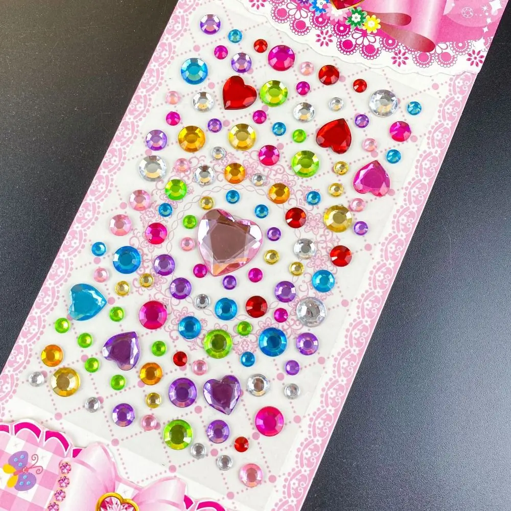 Decoration Stickers 3D Gem Stickers DIY Mobile Phone Scrapbooking DIY Acrylic Gem Sticker Self Adhesive