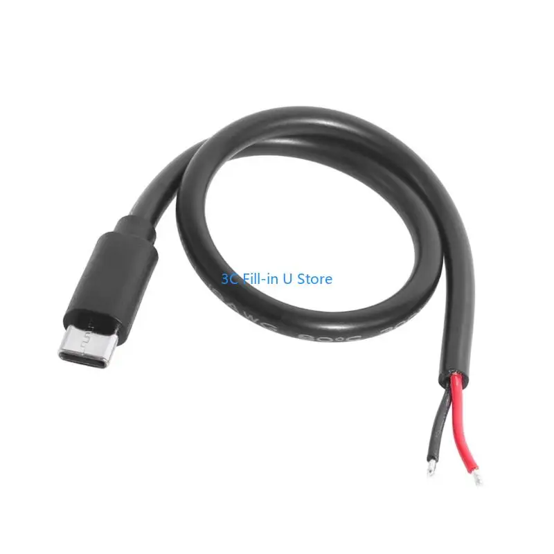 G8TA 18AWG 2Pin Open End Type C Male Charging Cable DIY 35W Device Compatibility
