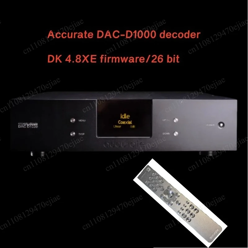 Accurate Audio DK1000 R2R DAC with DSD Decoding, Rockna Style Clone Featuring DK 4.8XE Firmware & 26-Bit Resolution