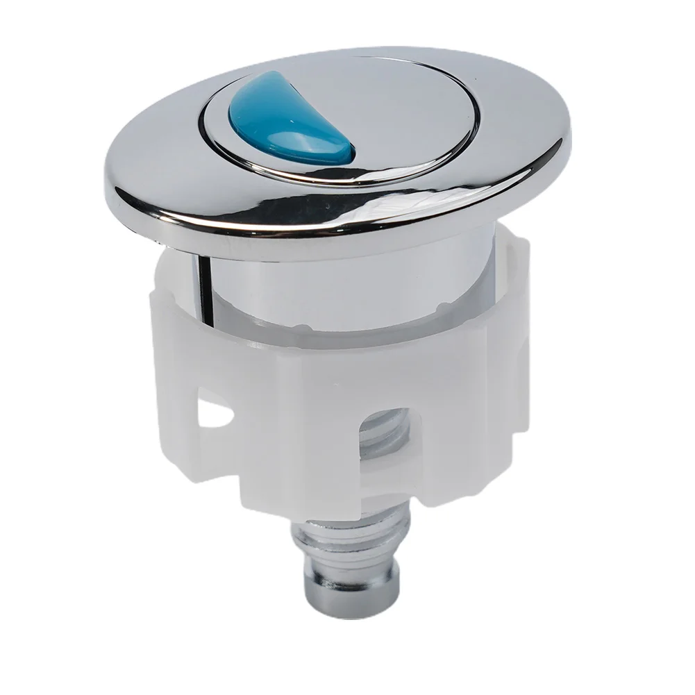 For Ideal Cistern Tank Toilet Push Button with Water Saving and Dual Flush in Chrome Finish for Resource Saving