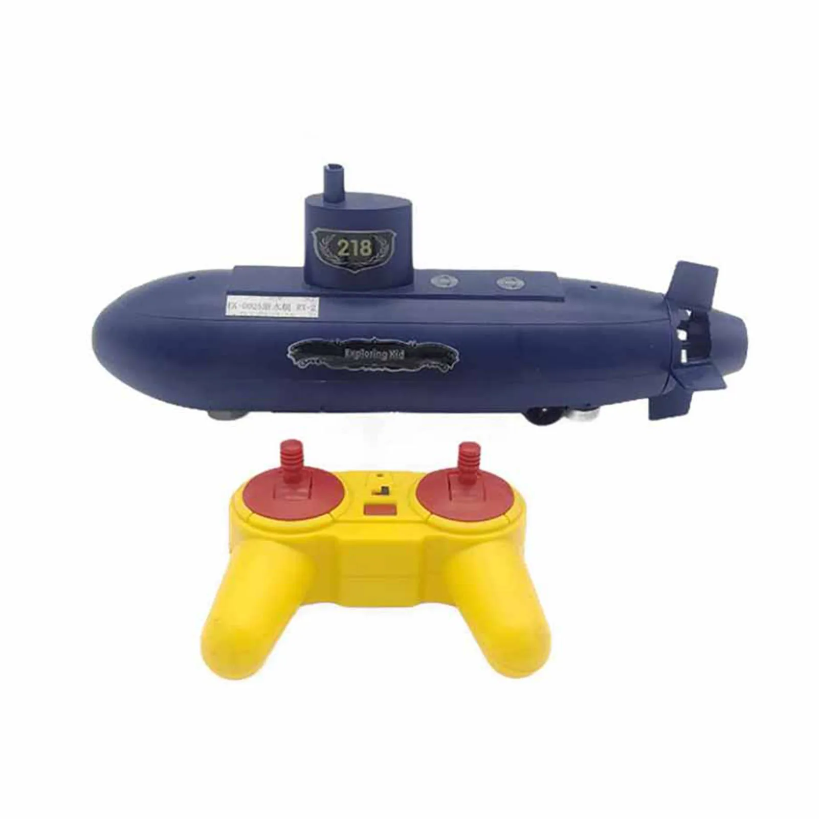 Small RC Submarine Versatile Educational Water Resistant Exquisite Look DIY Remote Control Submarine Model Toy for Kids