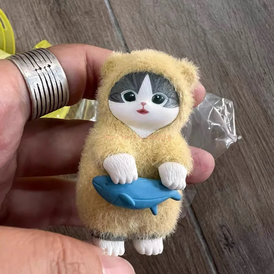 جديد Mofusand Gacha يتدفقون اللعب القرش القط مفاجأة صندوق لعبة الحلي الاطفال عيد الميلاد عيد الميلاد طفلة هدية حقيقية