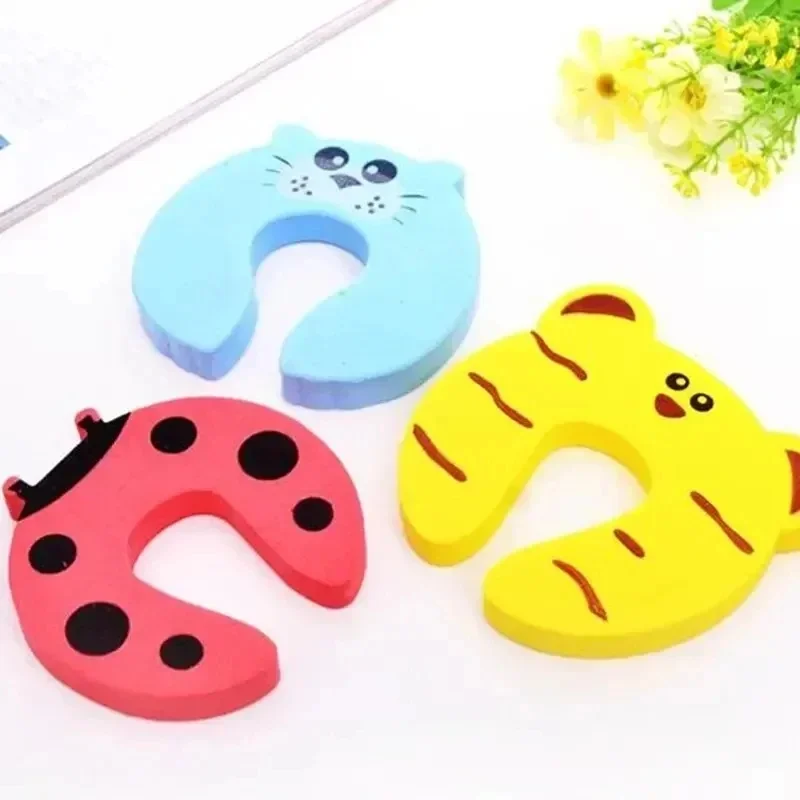 1/2/3pcs Baby Safety EVA Door Stopper Anti-Pinch Finger Guard Cute Animal Design Child Lock Protector for Furniture Newborn Care