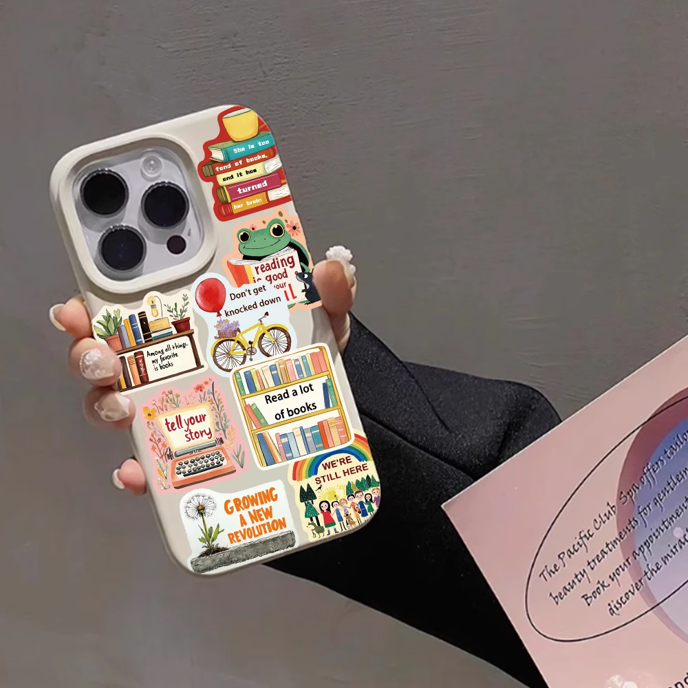 50 قطعة ملصق تحفيزي كرتوني لطيف أنيمي الحياة إقتباس ديكور كوب الكمبيوتر المحمول الهاتف ملصق مائي Kawaii عطلة ملصقات الطاقة الإيجابية #4