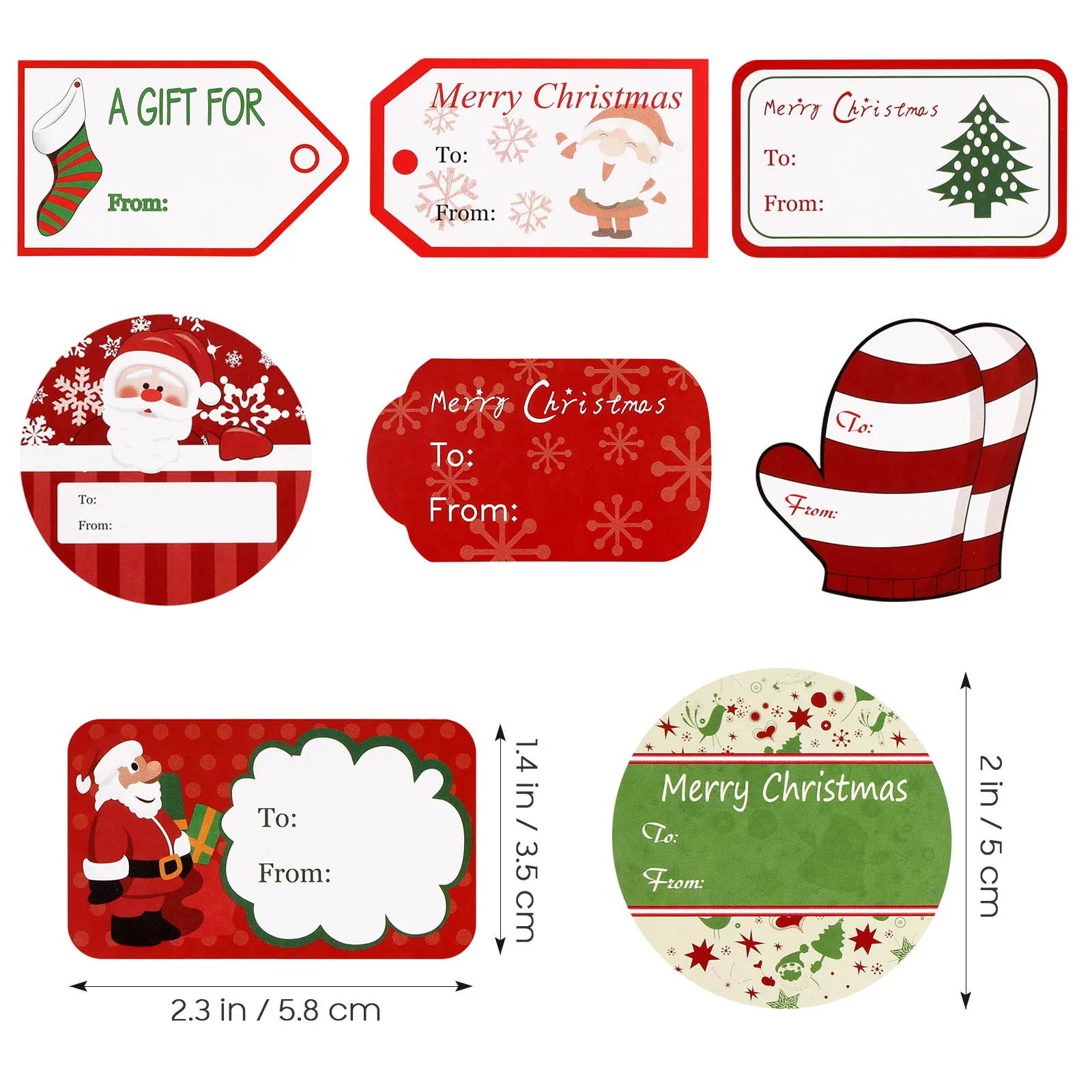 

Happy Holidays Tag Bag Tags Snowman Stickers Name Present Wrapping Labels on Christmas Decor