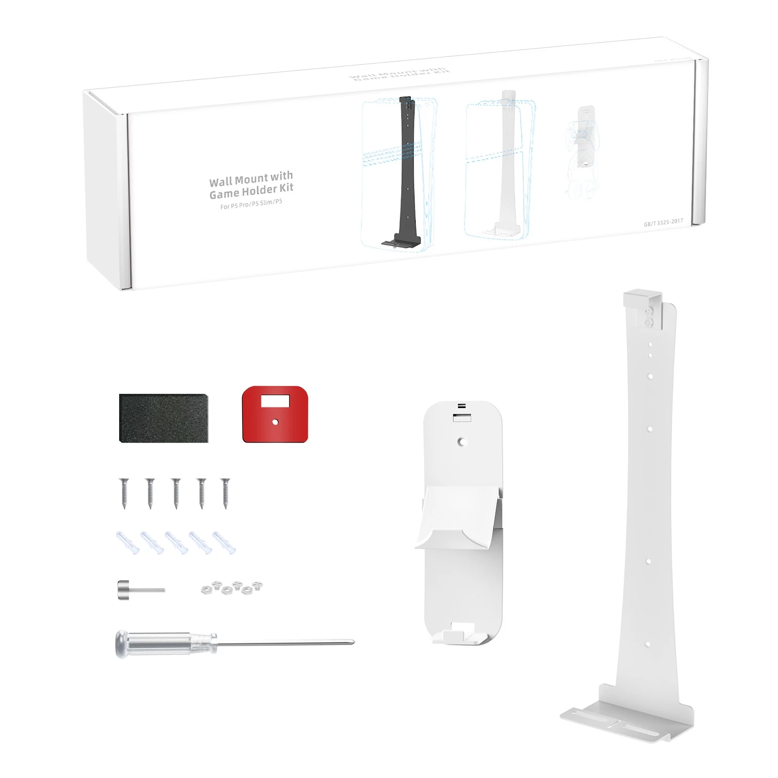 Muurbeugel voor PS5Pro/Slim Console Opberghaakset Mount P5 Console Universeel