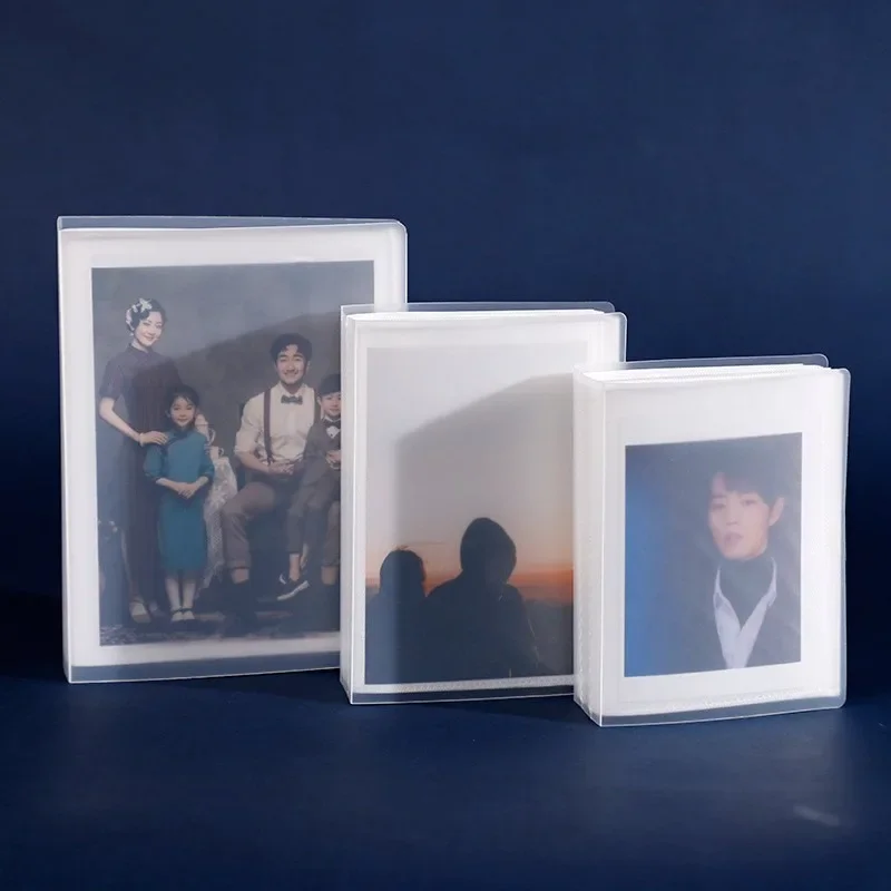 80 Pockets Photo Album 3 Inch Transparent Photocard Holder For Instax Mini Storage Collect Book Name Card De Fotos