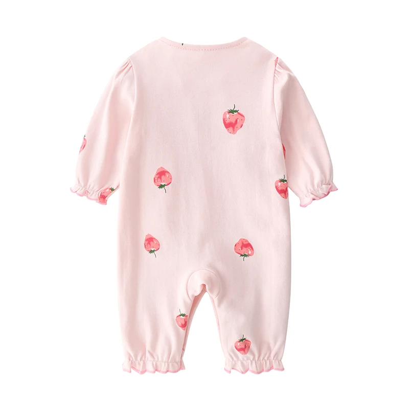 Baby clothes jumpsuit autumn season 0 pure cotton 3 princess clothes newborn clothes 6 months baby air-conditioned clothes