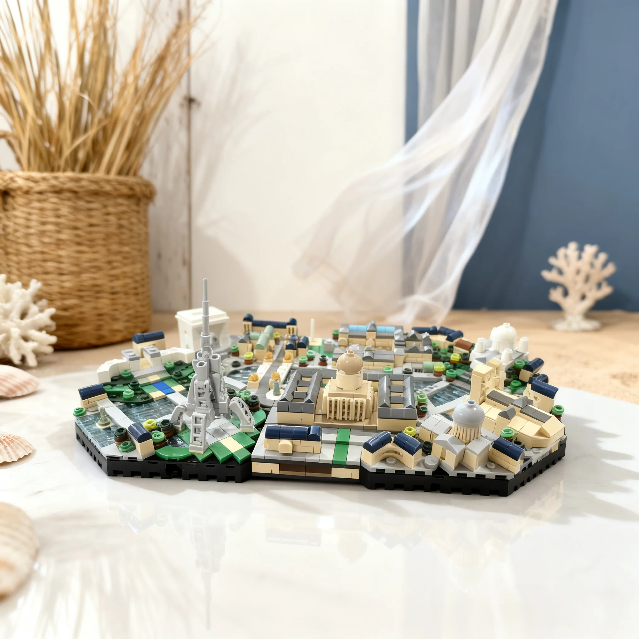 Kids Toys Paris - 1275pcs MOC Paris Diorama Architecture Model
