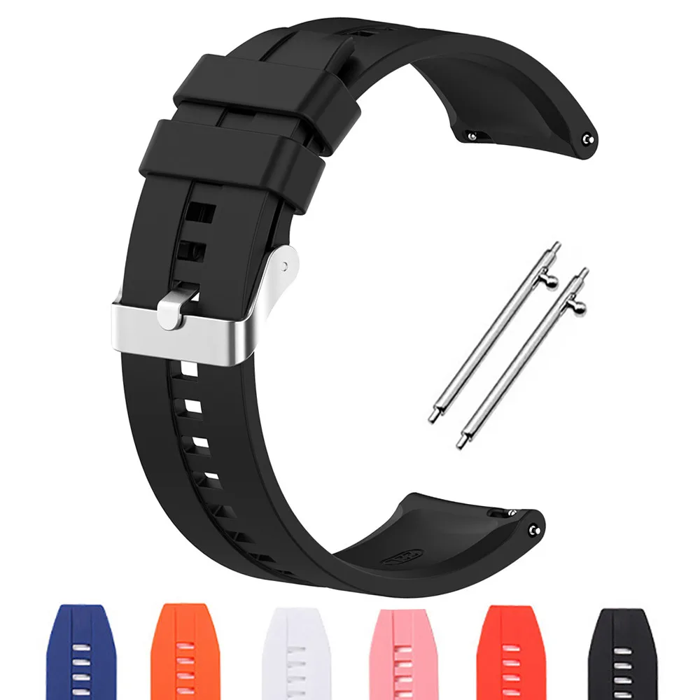 Premium Silicone Watch Band Quick Release Rubber Watch Strap 20mm 22mm Watchband Men Women Watch Replacement Watchband