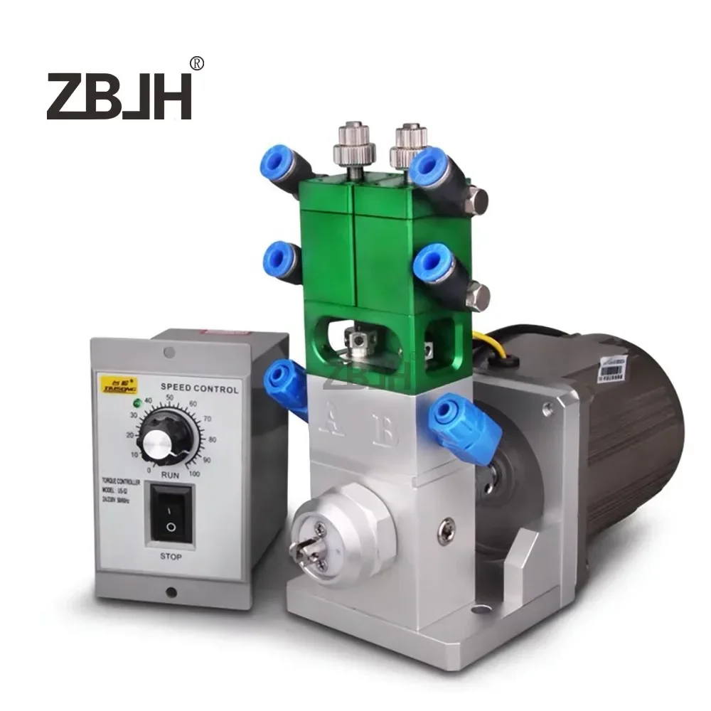 High Precision Metal Two-component Epoxy Adhesive Glue Double-action dual-cylinder suction dynamic dispensing valve