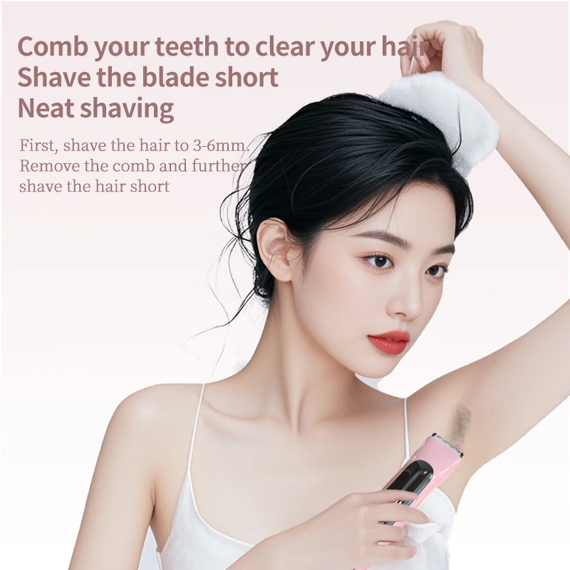 NEW Bikini Legs Arms Hair Trimmer Rechargeable Electric Razors Lady Shaver Epilator Hair Removal for Women Face and Body