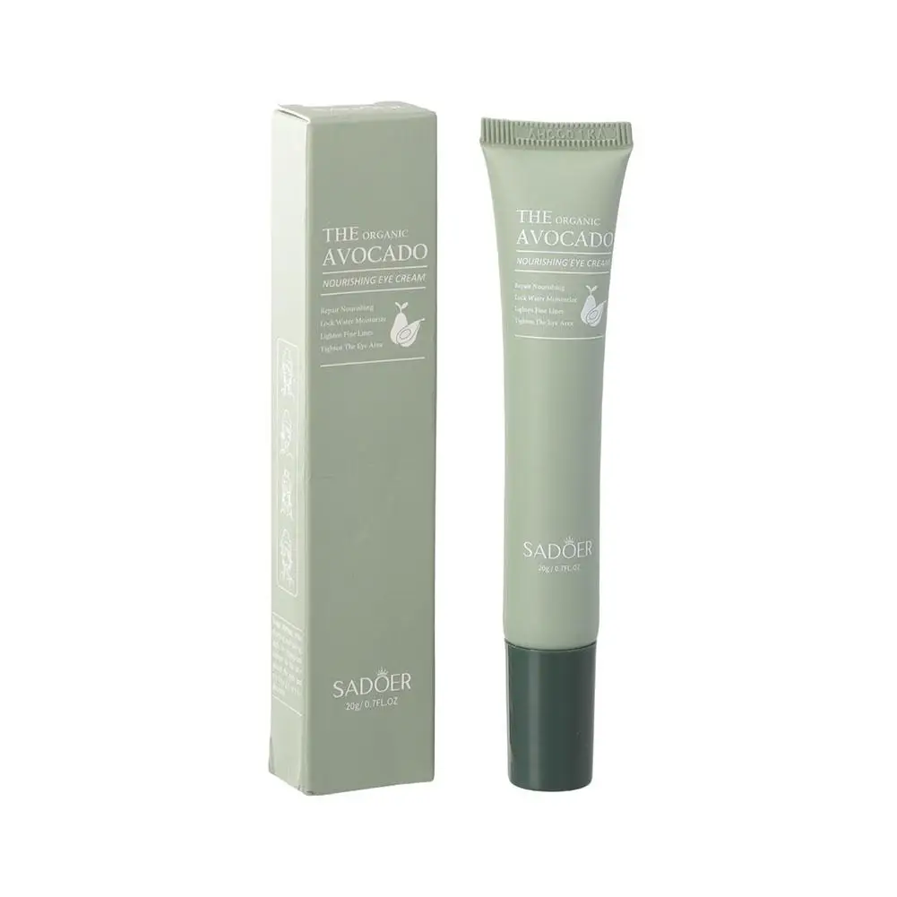 Avocado Eye Cream Anti Puffiness Remove Dark Circles Eye Bags Moisturizing Tightening Fade Fine Lines Under Eye Eye Care Cream
