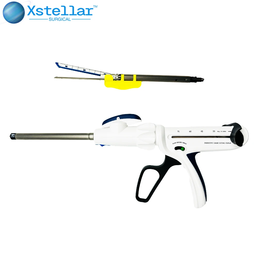 75mm Disposable Endoscopic Linear Cutter Stapler with Reloads, Veterinary Medical Surgery Instrument,Abdominal Surgery Equipment