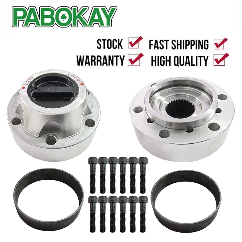 2 Pieces x FOR Nissan Patrol Y60 SLX / LX DX models FREE WHEEL Locking hubs B043 40250-01J00 4025001J00 40250-01J0A 4025001J0A