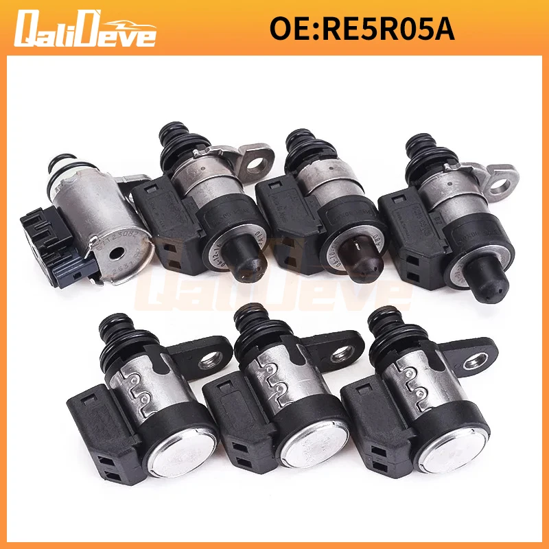 Oem Re5r05a Transmissie Magneetventiel Kit 0260130030 0260130031 G7t23082 Voor 2002-2018 Nissan Pathfinder Infiniti Ex35 Q45 7Pc