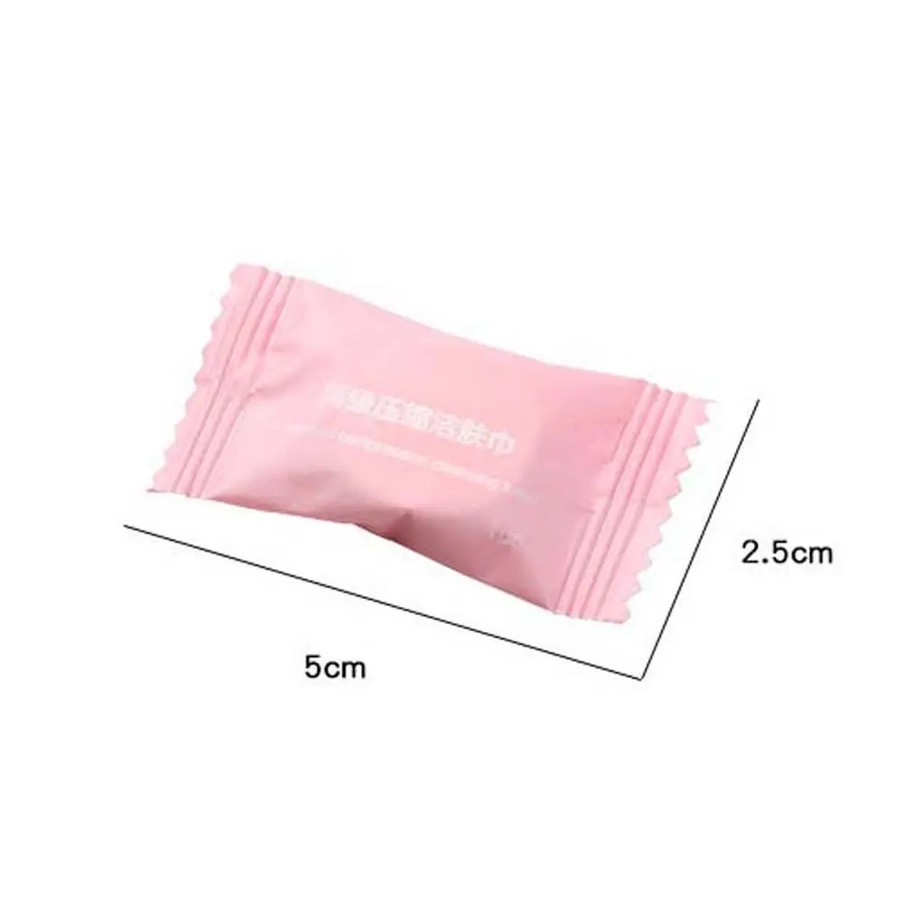 Outdoor Moistened Tissues Non-woven Cotton Compressed Face Towel Water Wet Wipe Disposable Towel Compressed Washcloth