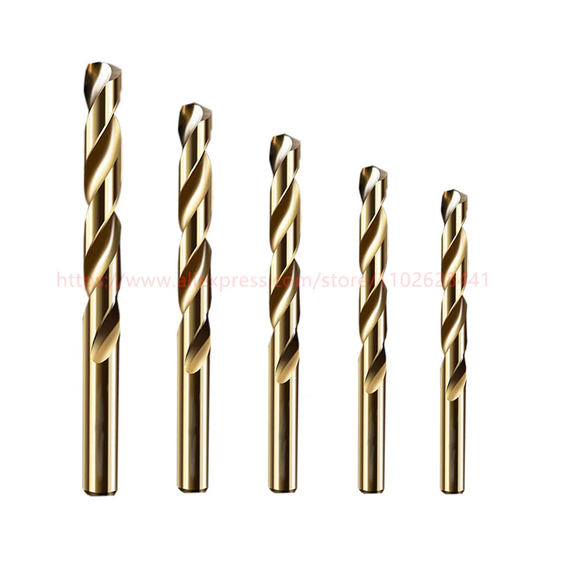 Cobalt High Speed Steel Twist Drill Bit Set M35 Stainless Steel Tool Set Accessories for Metal Drilling Cutter Machine HSS Co