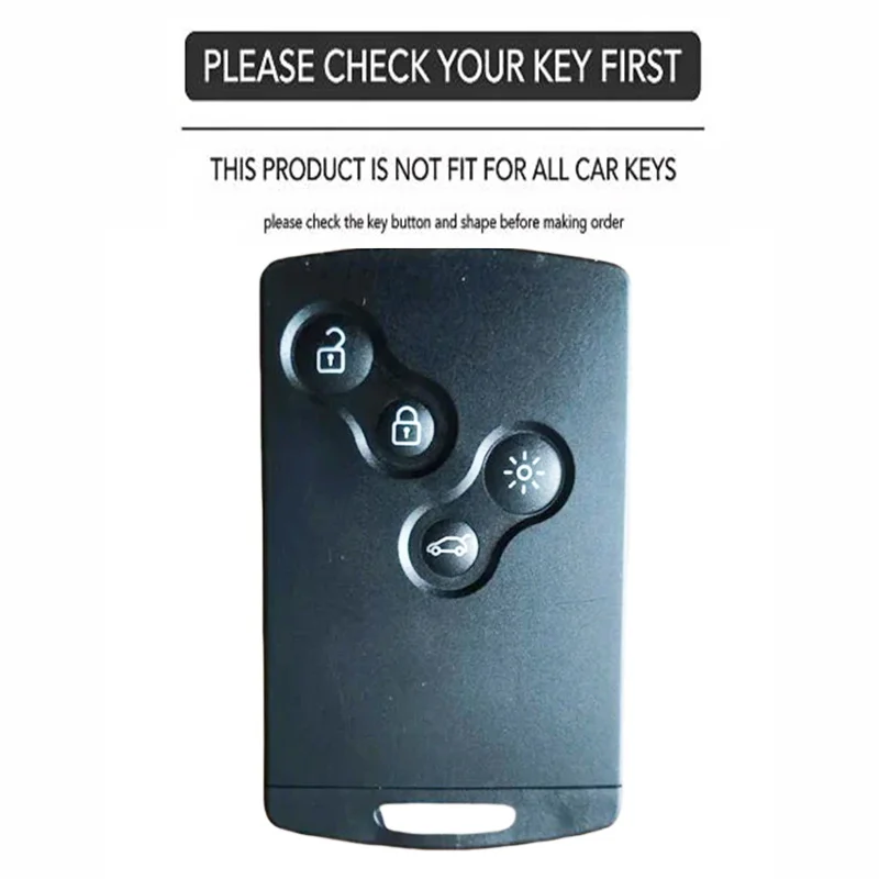 For Renault Duster Captur Clio Logan Megane 1 2 3 Koleos Scenic Nema Fluence Zoe Accessory 4 Button Silicone Car Key Case Cover