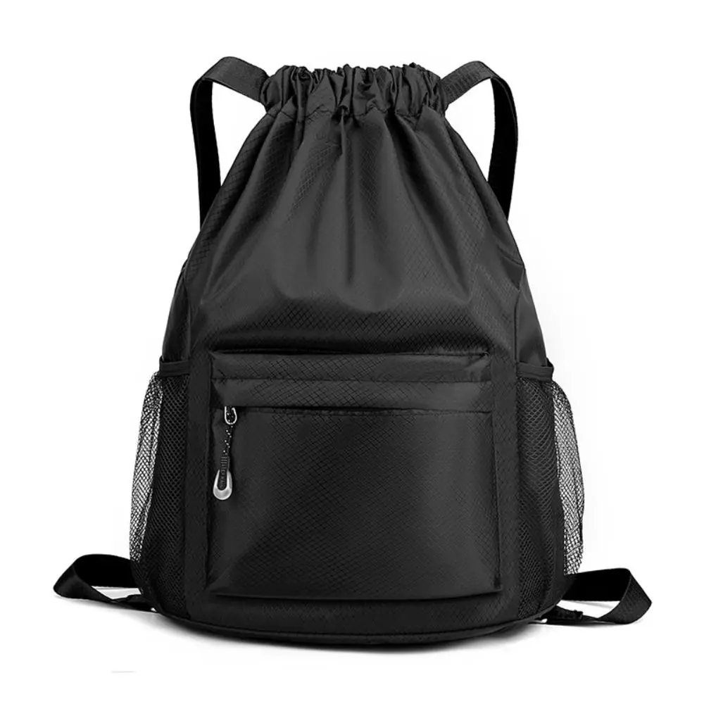 High Quality Nylon Drawstring Backpack Drawstring 5 Colors School Student Backpack Washable Waterproof Computer Bag Unisex