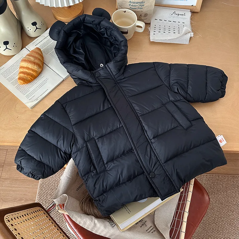 

1-6y Baby Girls Down Jacket 2025 Winter Hooded Thicken Kids Baby Girls Down Coat 90% White Duck Toddler Girls Outerwear Coat