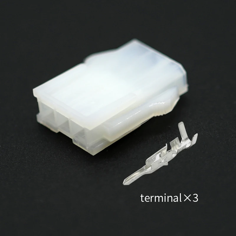 5559-3P 3-pin Molsch type air docking plug automotive connector hole plastic shell connector male
