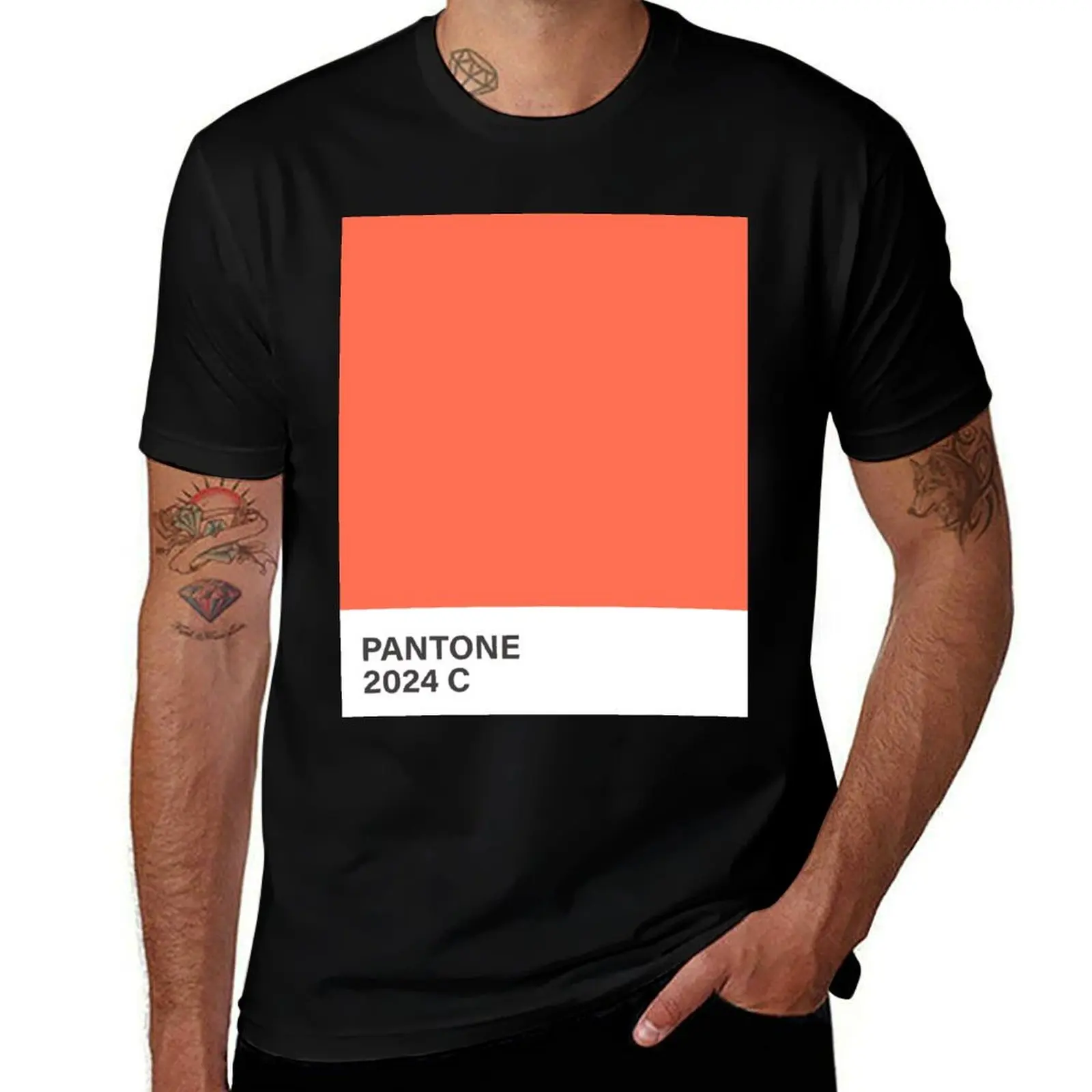 pantone 2024 C T-Shirt plus size clothes summer clothes blacks cute clothes men t shirts