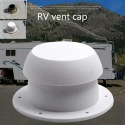 1 X RV Vent Cap White/black Vent Air Exhaust Fan Mushroom Head Shape RV Roof Motorhome Ventilation Cap Cover Replacement