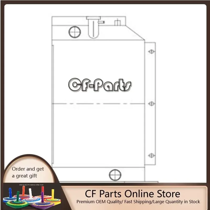 

Water Radiator Core 14623538 14551773 for Volvo Excavator ECR88