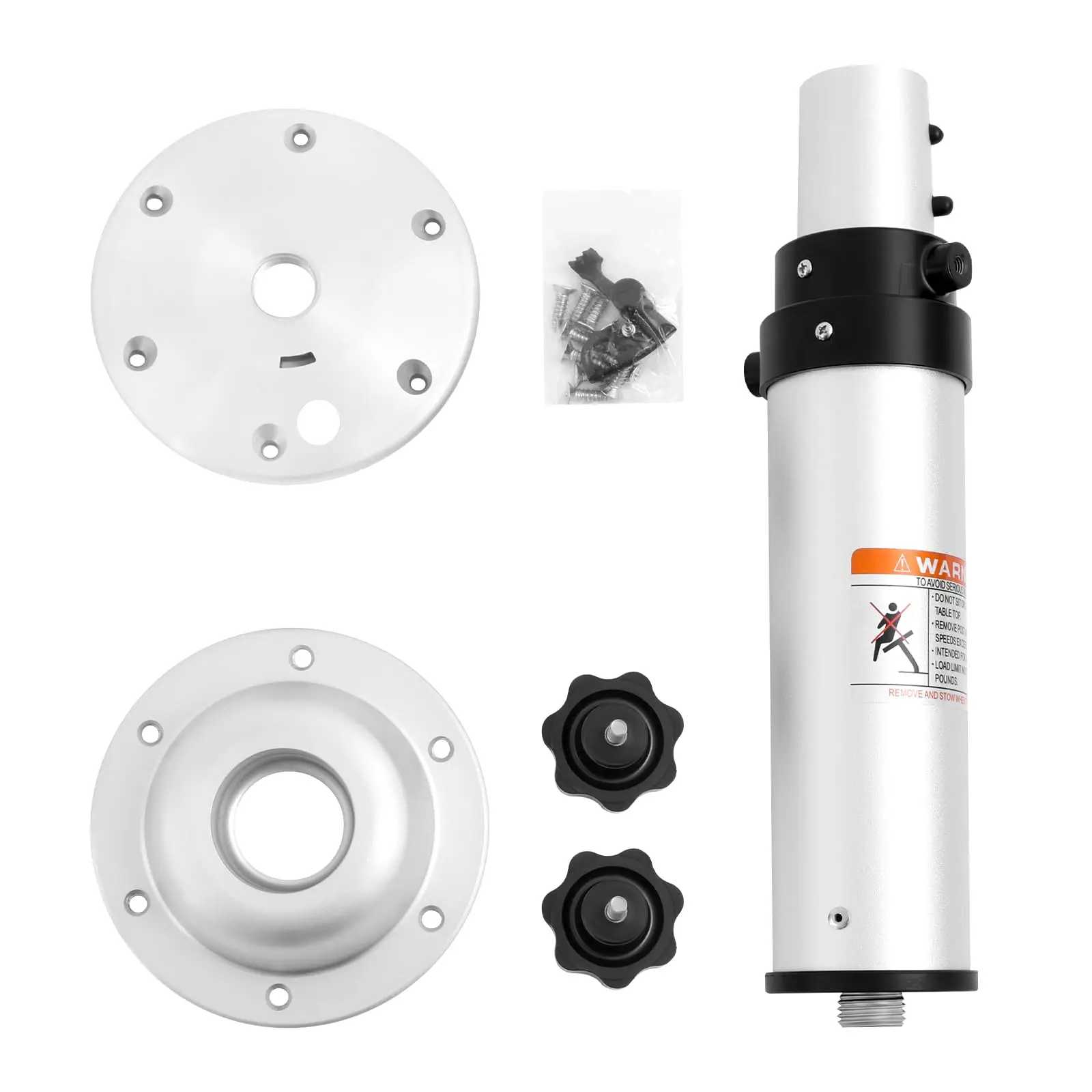 3단계 조절 가능한 RV 보트 테이블 받침대, 분리형 알루미늄 합금 프레임, 17-29인치 높이 범위, RV 요트용 테이블 다리