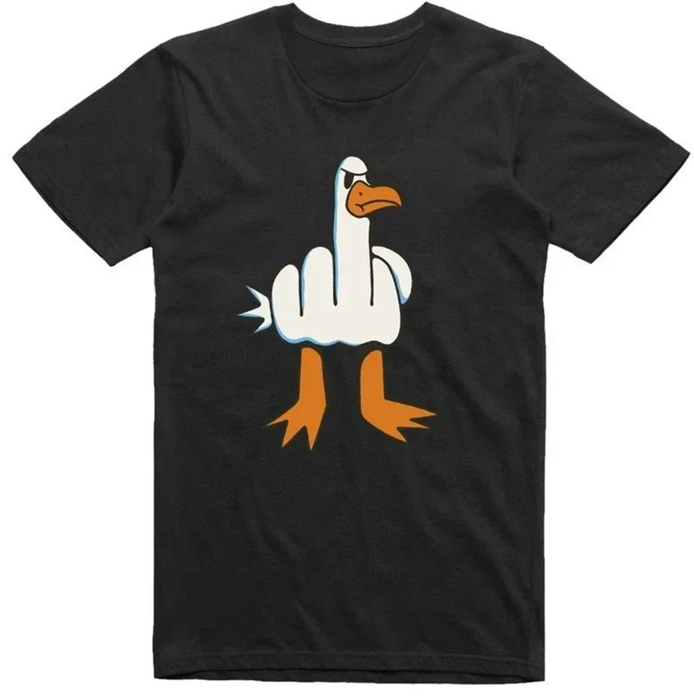 Danqiyoyo Funny Rude Seagull New Arrival men Clothes Tee Shirt Homme Graphic T-Shirts man Tshirt for mens Ropa Hombre 27279