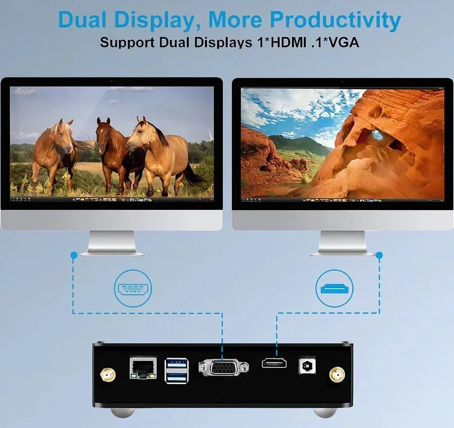 Heißer Verkauf, heißer SalMini-PC, Intel Core I3-Prozessor, 3,3 GHz, Konfiguration der Desktop-Maschine, Windows 11-Pro-Desktop-Computer, HDMI/VG