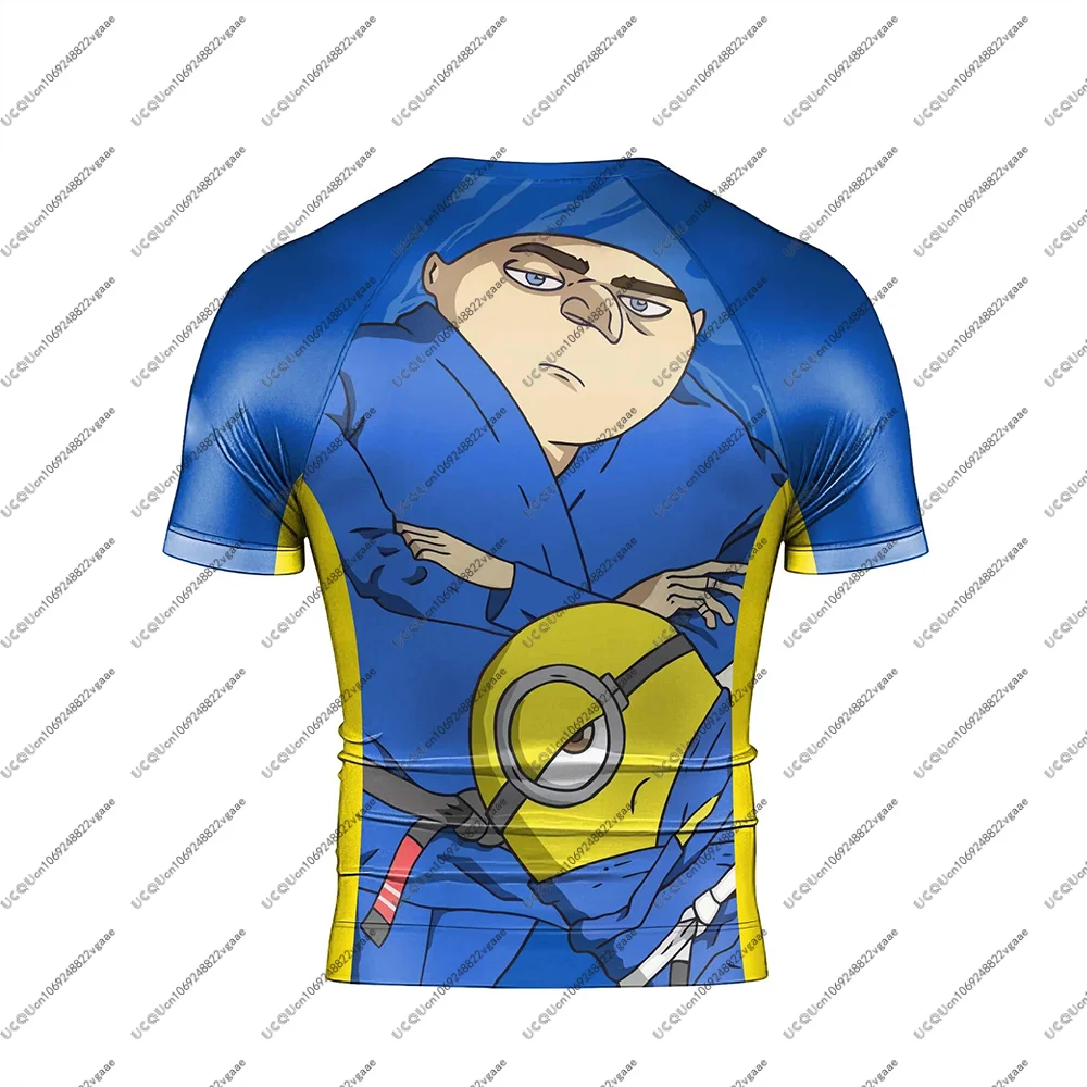 الرجال طفل الأطفال البرازيلي جيو جيتسو طفح الحرس تي شيرت حفلة اللياقة البدنية عادية الرياضة المحملة الفتيات أفضل هدية التوابع تأثيري الذكور الصالة الرياضية