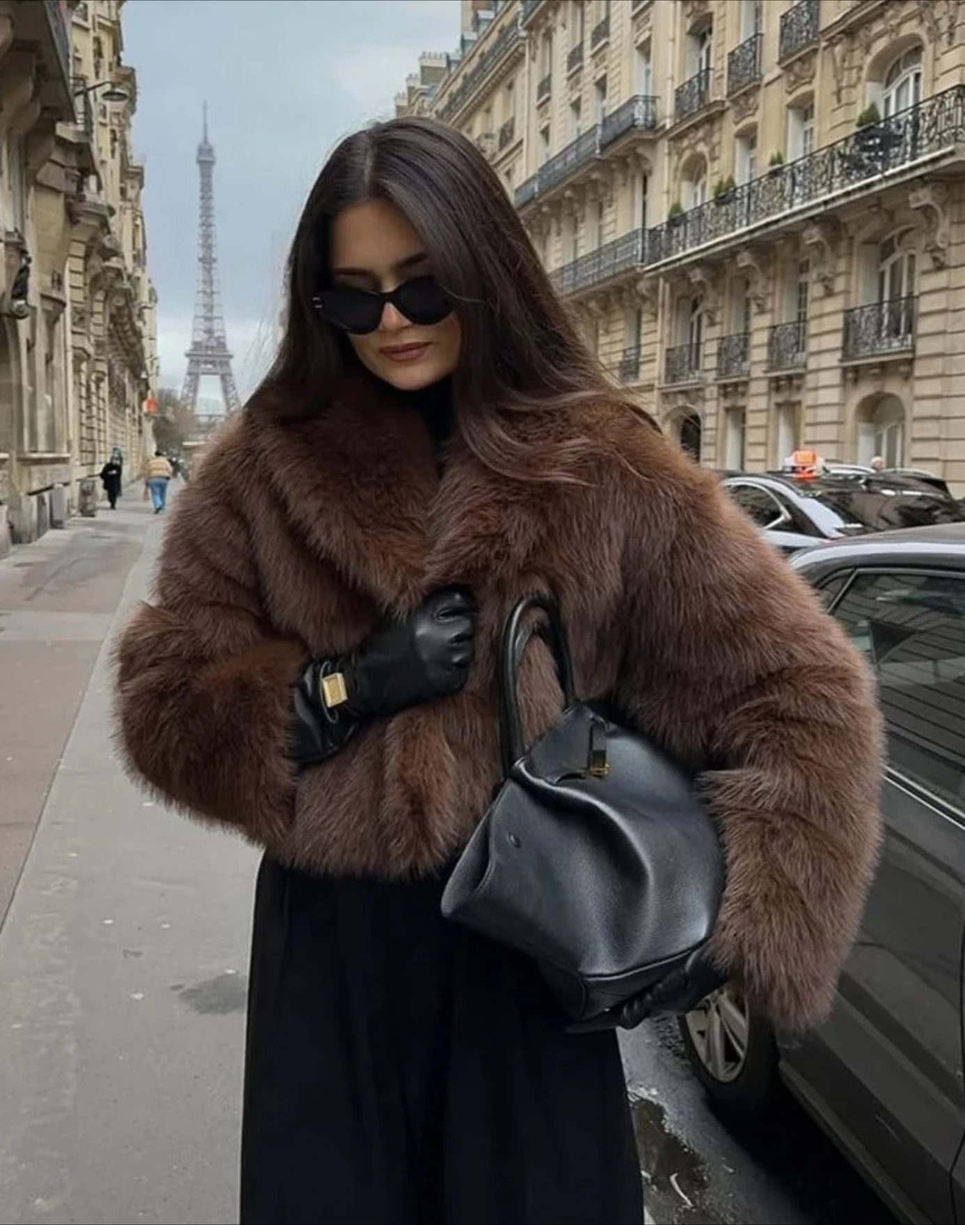 Winter Herbst Faux Pelzmantel Mode Dicken Schal Kragen Fuchs Pelz Jacke Hochwertige Flauschigen Plüsch Mantel Kurzen Pelzmantel