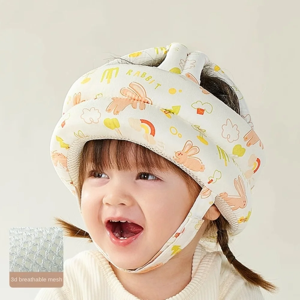 

360 Degree Kids Shock Helmet Breathable Baby Bump Bounce Guard Baby Helmet Cotton Anti-crash Hat Baby Walking Head Protector