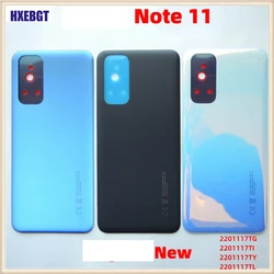 New For Xiaomi Redmi Note 11 Back Cover Lid  Rear Battery Plastic Door Housing Case Smartphone Parts