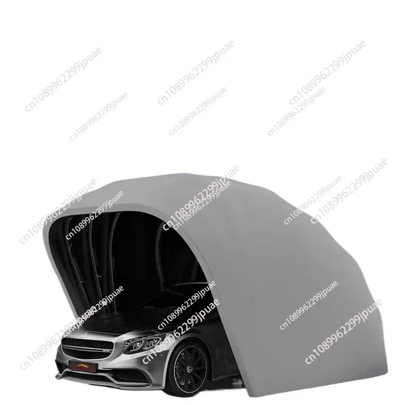 5.5m semi-automatic full-automatic mobile garage anti-exposure folding retractable carport car parking shed sunshade