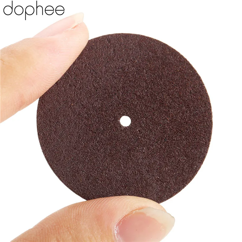 10Pcs Dremel Accessories 38mm Resin Grinding Wheel Mini Circular Saw Cutting Disc Polishing Sanding Discs for Drill Tool dophee