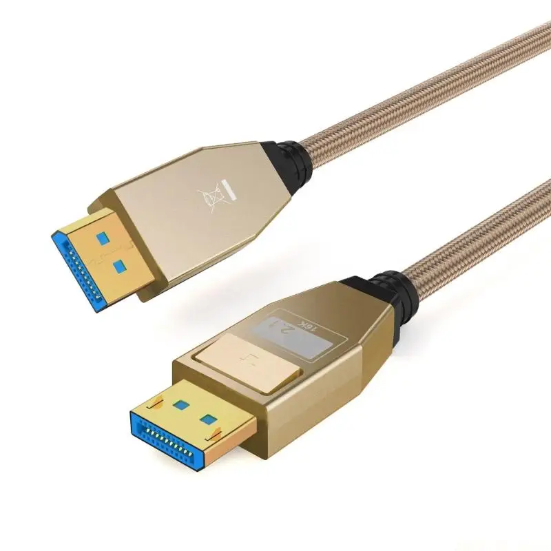 M5TD High Performances DP 2.1 Cable 80Gbps Resolution 240Hz Rate HDCP 2.2