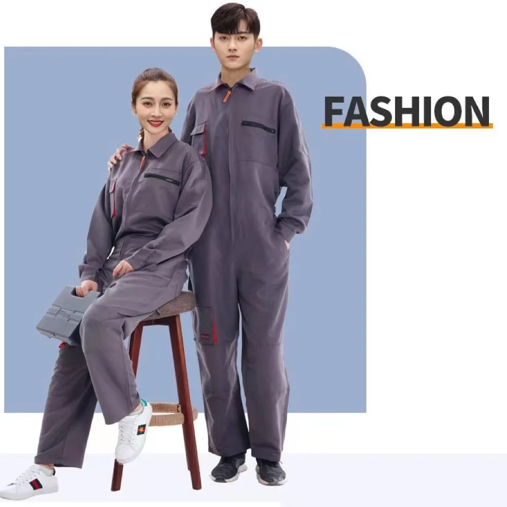 Uniforme de trabajo para hombres y mujeres, traje de soldadura, reparación de automóviles, taller mecánico, ropa de talla grande