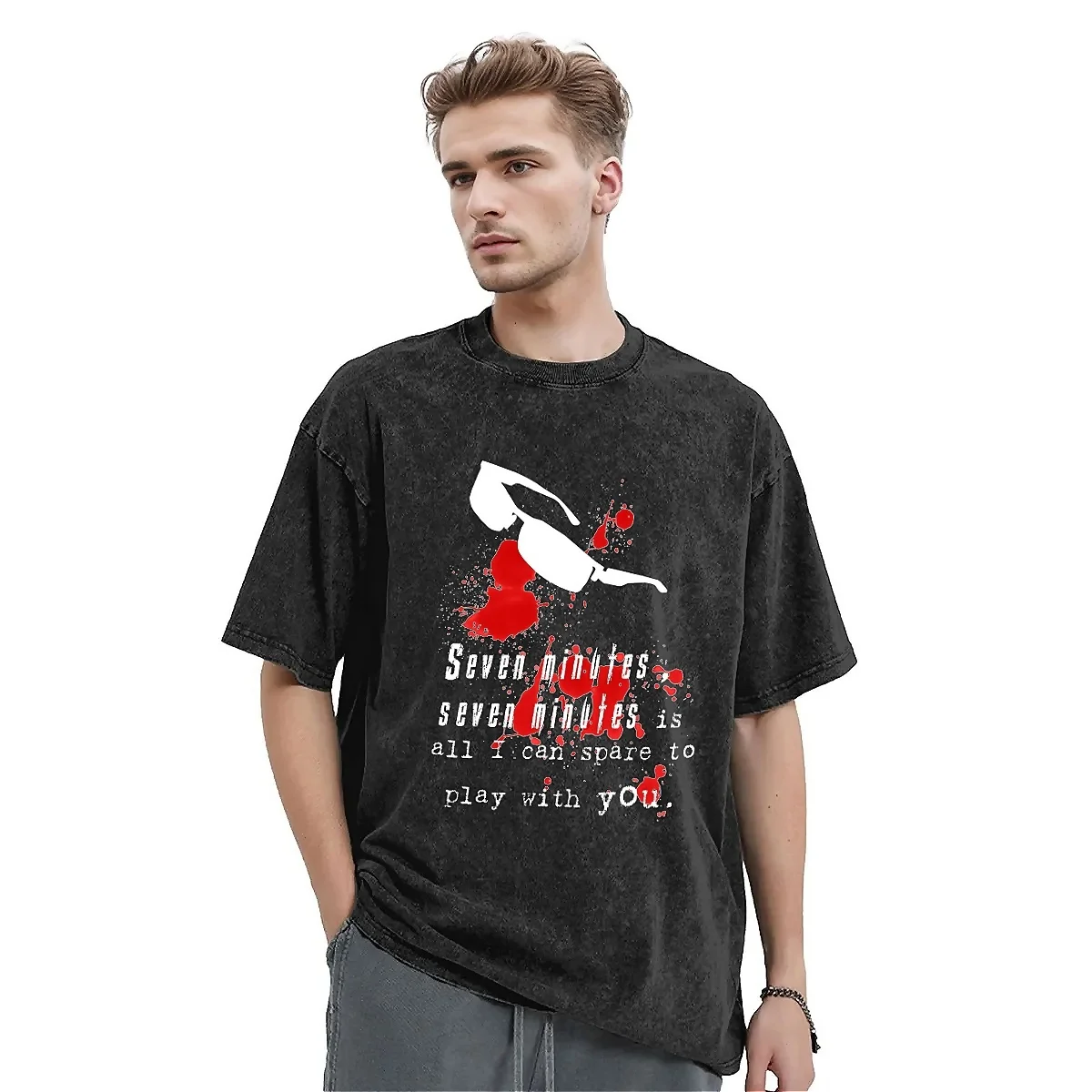 Residented Eviled  Seven Minutes Wesker Quote T-Shirt  Cool T-Shirts Short Sleeve Y2K Tshirt Summer O Neck Oversized Top Tees