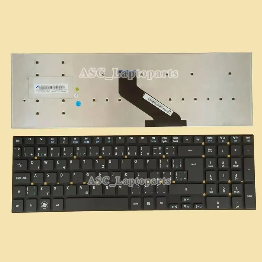 New Czech Slovakian Keyboard for Acer Aspire V3-531 V3-531G V3-551 V3-551G V3-571 V3-571G 5830T 5830G 5830TG 5755 5755G Black