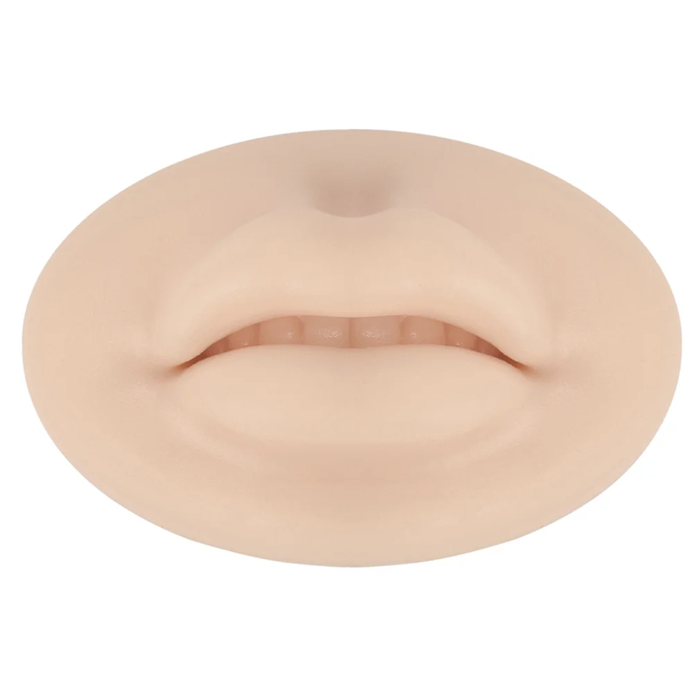 

3D Silicone Practice Lip Elastic Soft Lip Skin Professional Tattoos Training Fake Skin Tattoos Supply Tattooing Supply