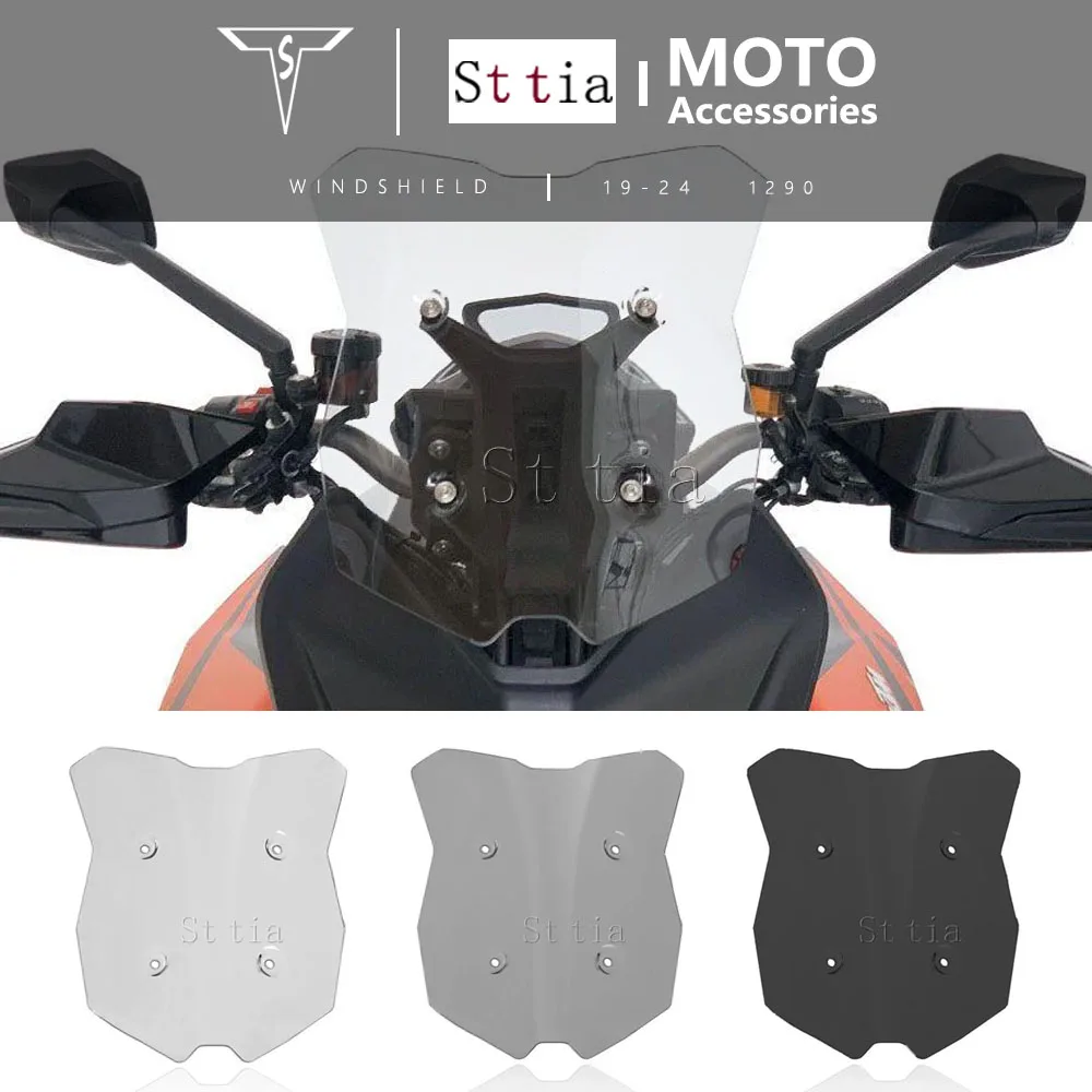 For KM 1290 SUPERDUKE Super Duke GT 2019-2024 2020 2021 2022 Motorcycle Sport Screen Windshield Windscreens Wind Deflectors