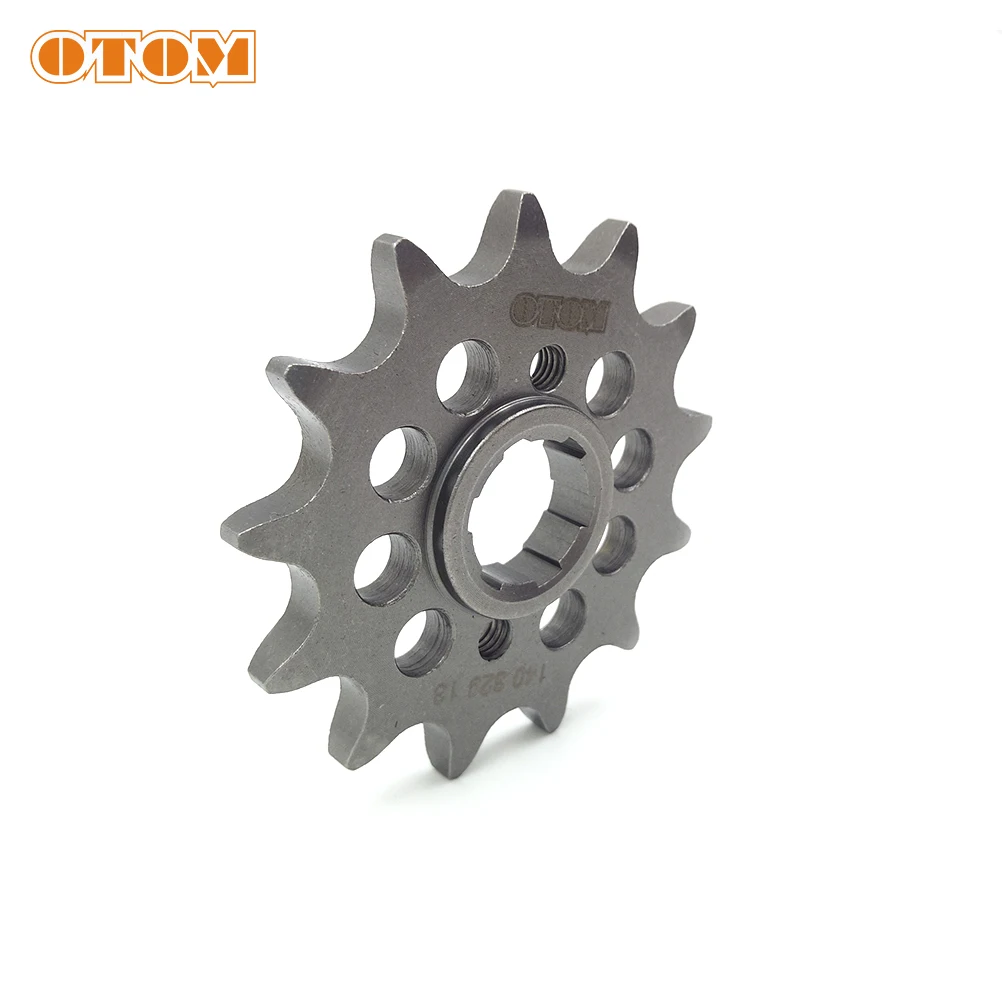 OTOM Motorcycle 520 Chains 13T Front Engine Sprocket Forged Lightweight Cog For ZONGSHEN CB250-F CB250D-G KAYO MOTOLAND AVANTIS