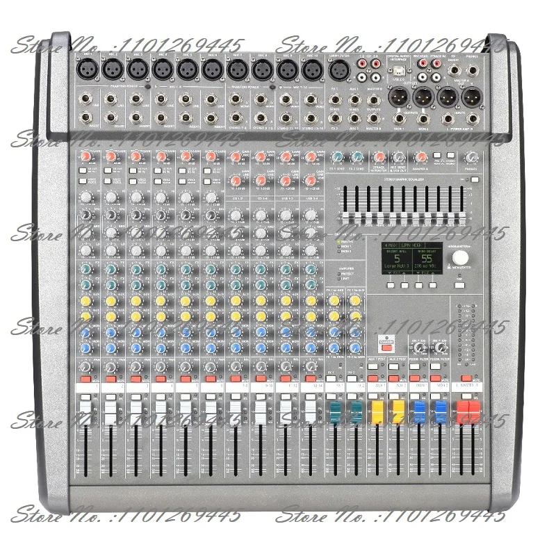 Suitable for PM1000-3 professional mixer with 99 kinds of DSP reverberation effects professional performance mixer