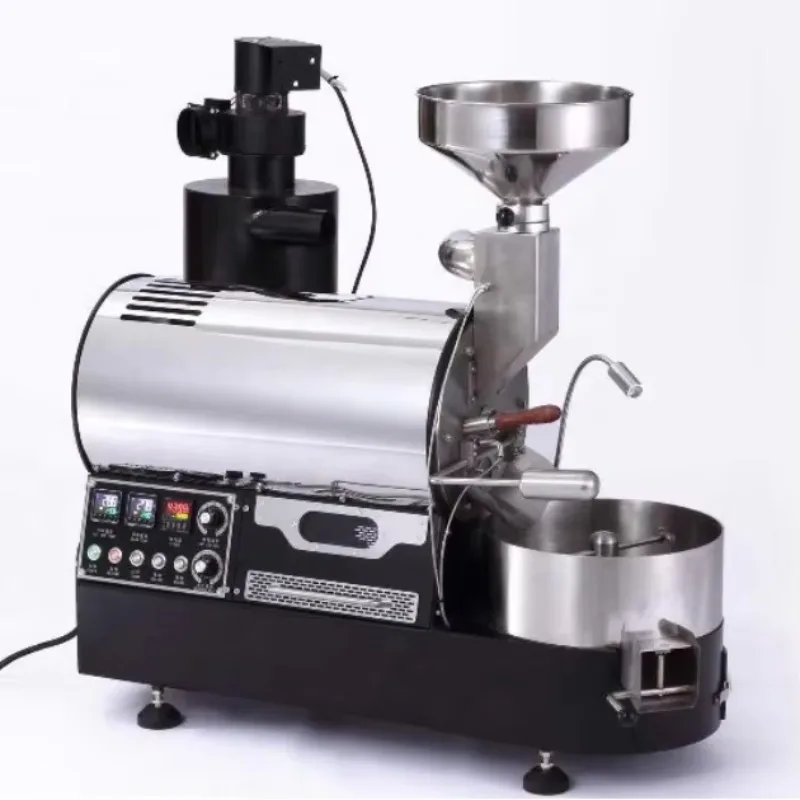Commercial Gas Coffee Roaster 1kg 220V Stainless Steel Roasting Machine with Great Price for Shop Custom