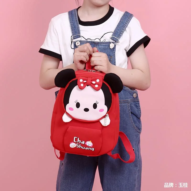 

Disney Minnie's new cute cartoon Mickey Mouse boys and girls backpack, light fashion versatile trend backpack