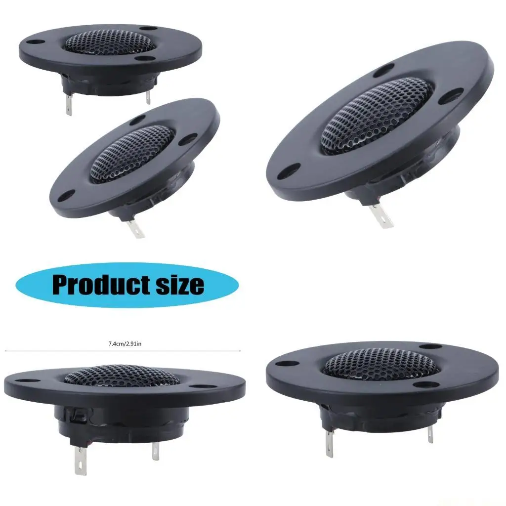 

M5TD Высокочувствительные звуковые твитеры Громкоговоритель с рассеиванием тепла 4 Ом 25 Вт для домашних колонок, улучшающих